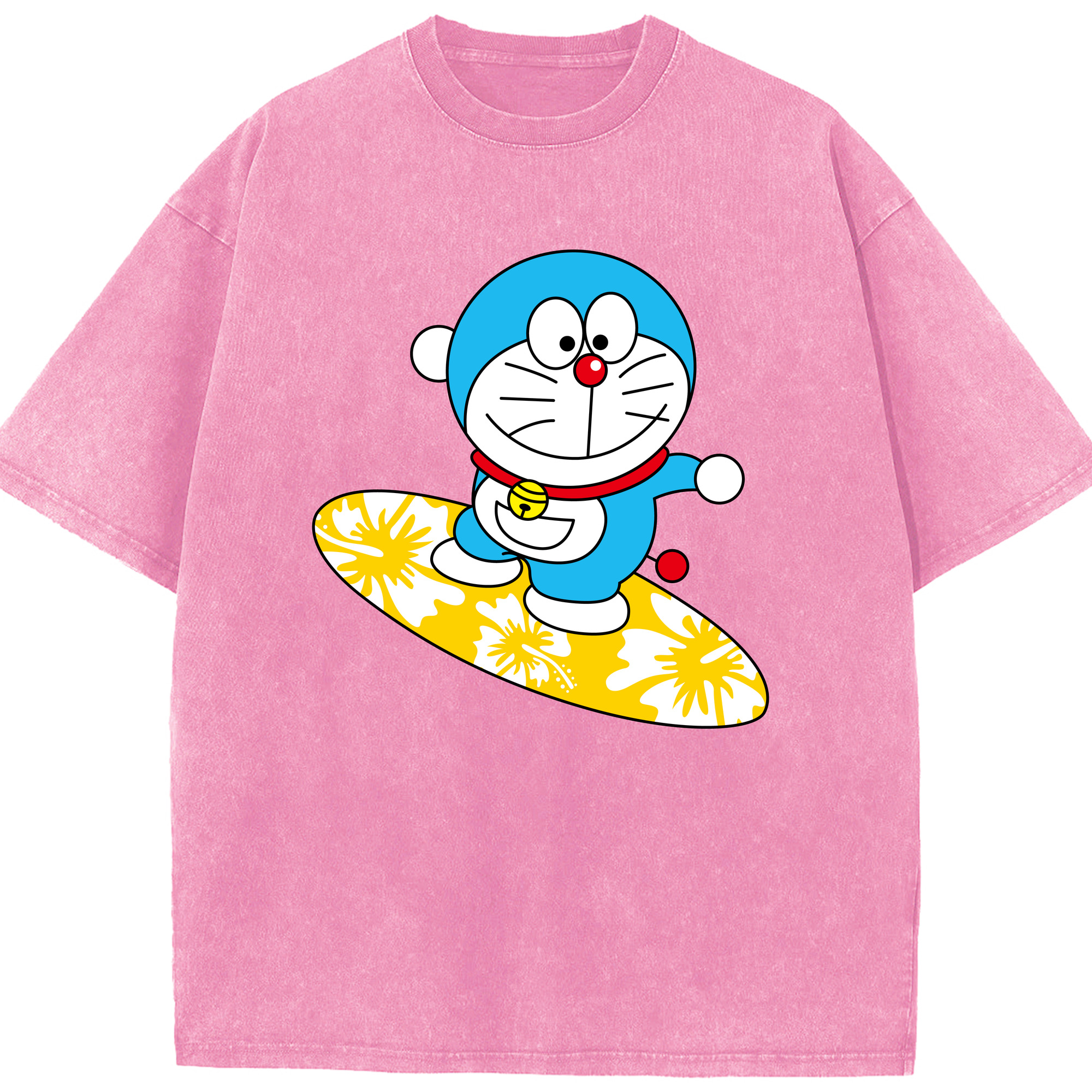 （画像用） ドラえもん Doraemon 綿100% ヴィンテージ風 半袖Tシャツ（フロントプリント）